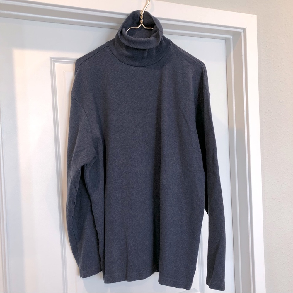 ALFANI Men’s Turtleneck Sweater, Size XXL, Dark Blue